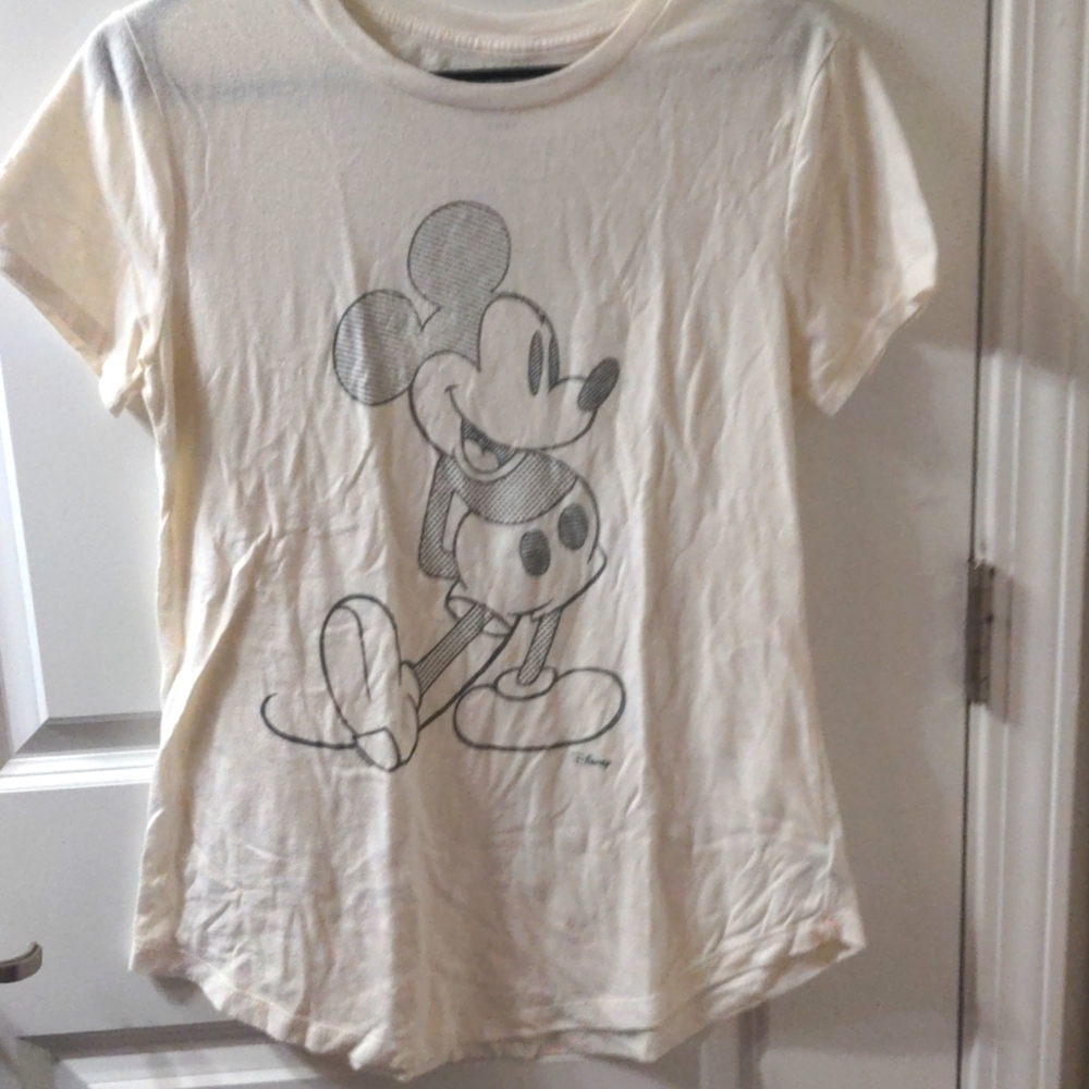 M American Eagle Mickey Mouse Comic Strip Print T-Shirt